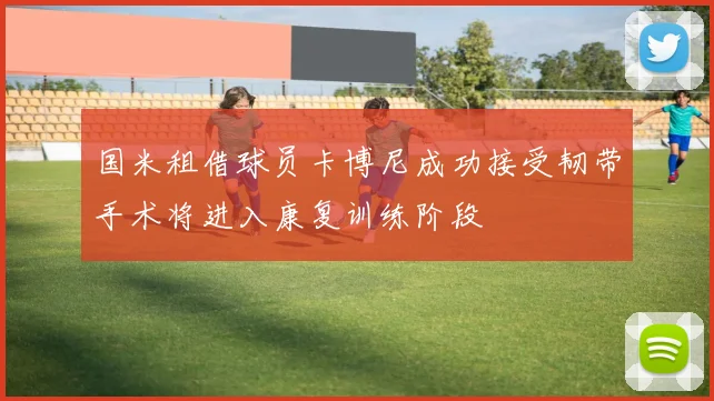 国米租借球员卡博尼成功接受韧带手术将进入康复训练阶段